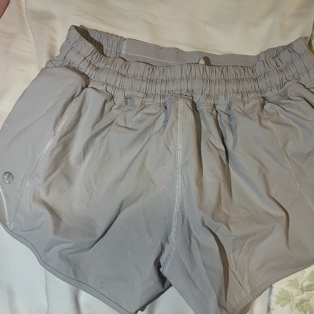 Gray Lululemon shorts 2.5” - Picture 2 of 2